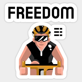 Freedom - Cycle Sticker